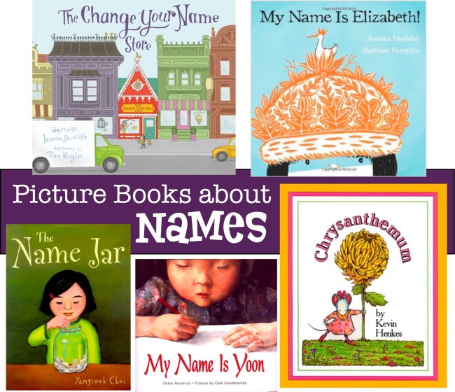 Picture books about names